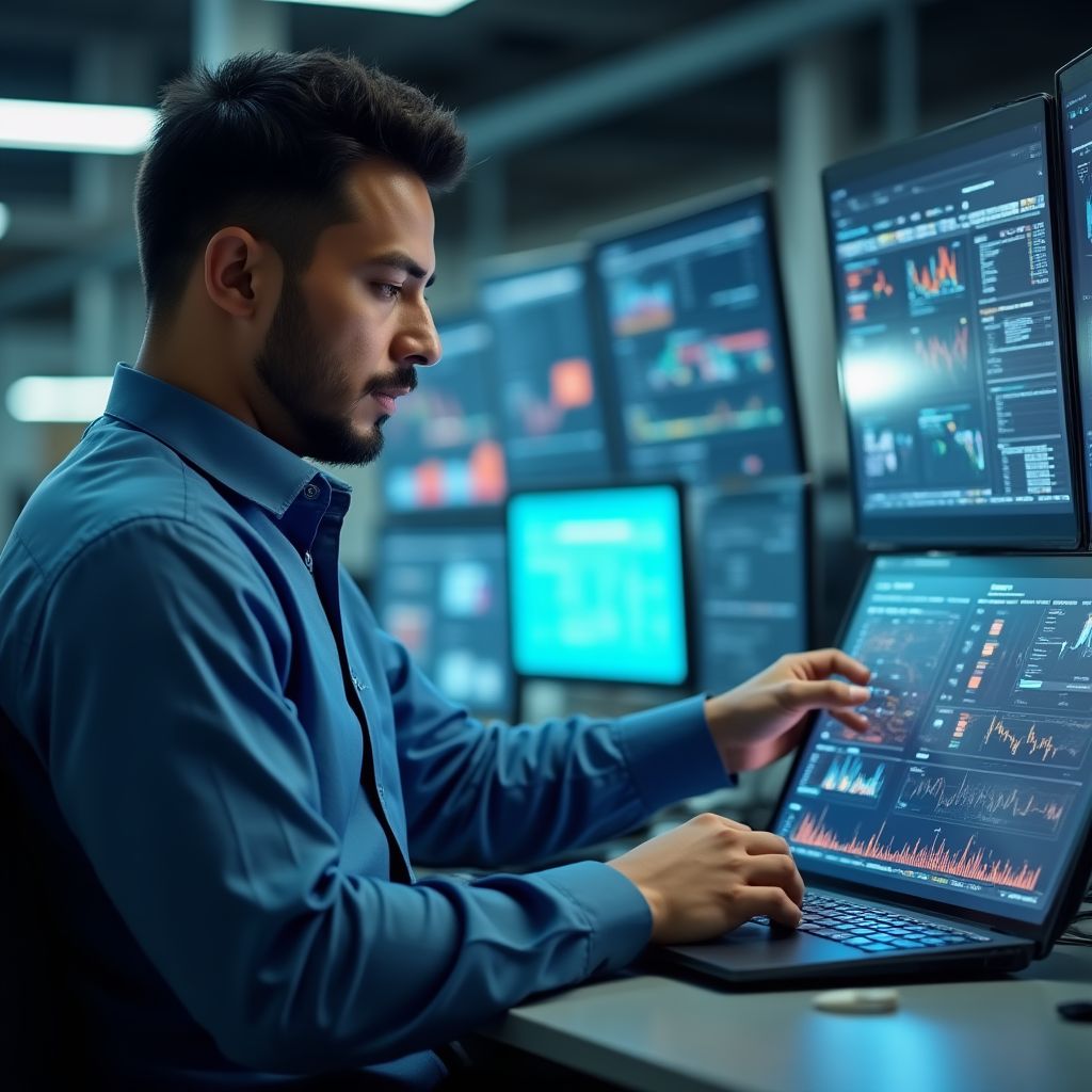 Miguel Torres analista datos sector automotriz trabajando con estadísticas